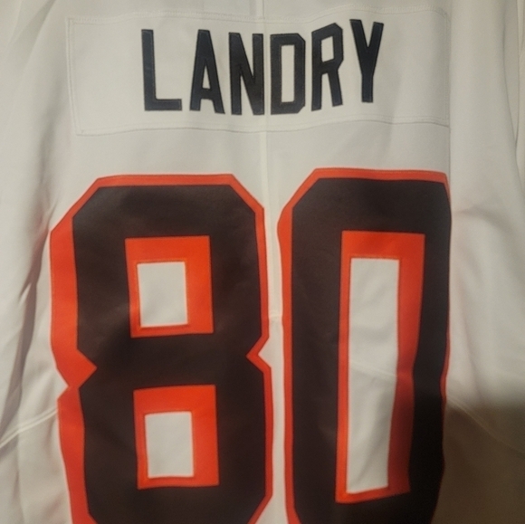 Jarvis Laundry #80 Cleveland Browns  On-Field NFL Jersey White Size 3XL - Picture 5 of 8